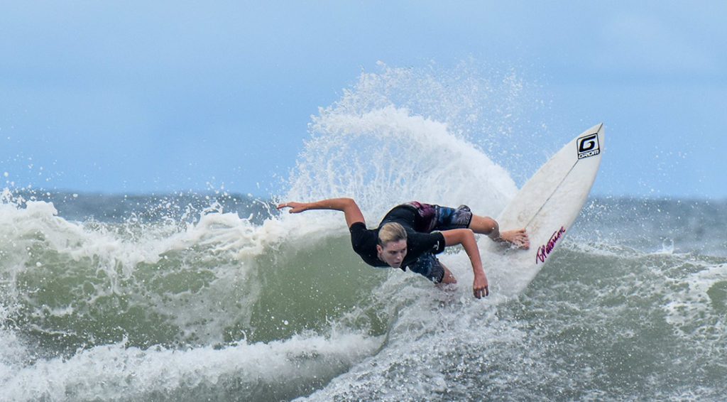 Sam Reidy in the 2022 Surf-A-Thon