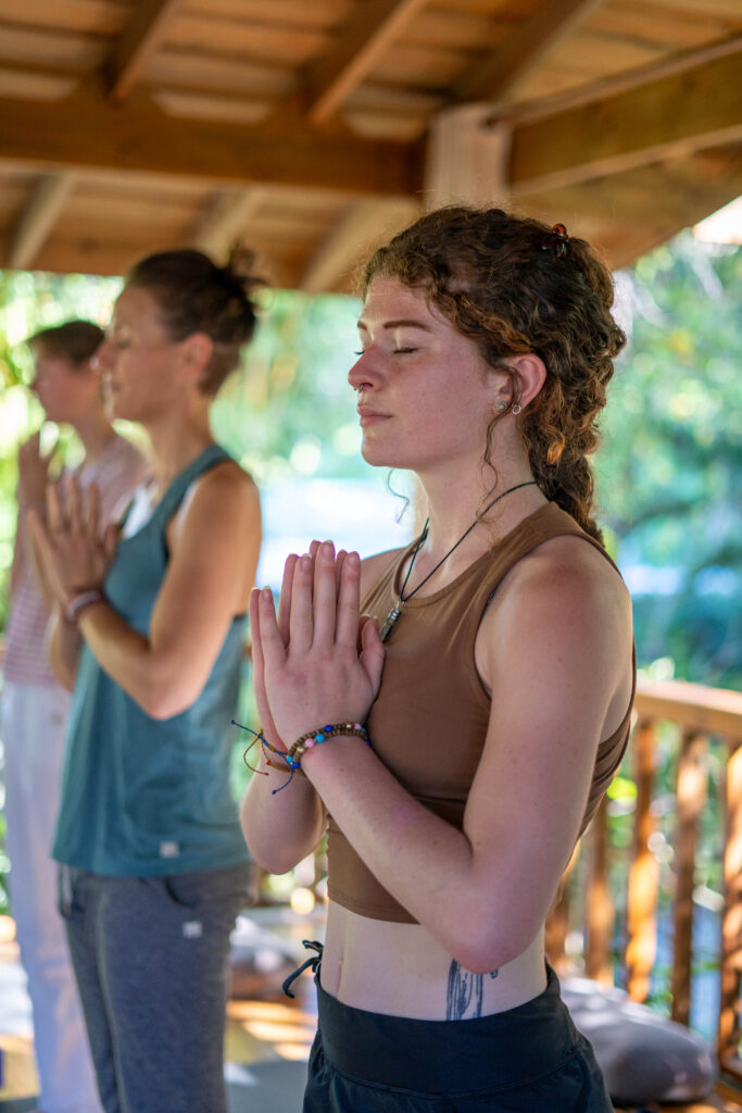 Namaste prayer hands