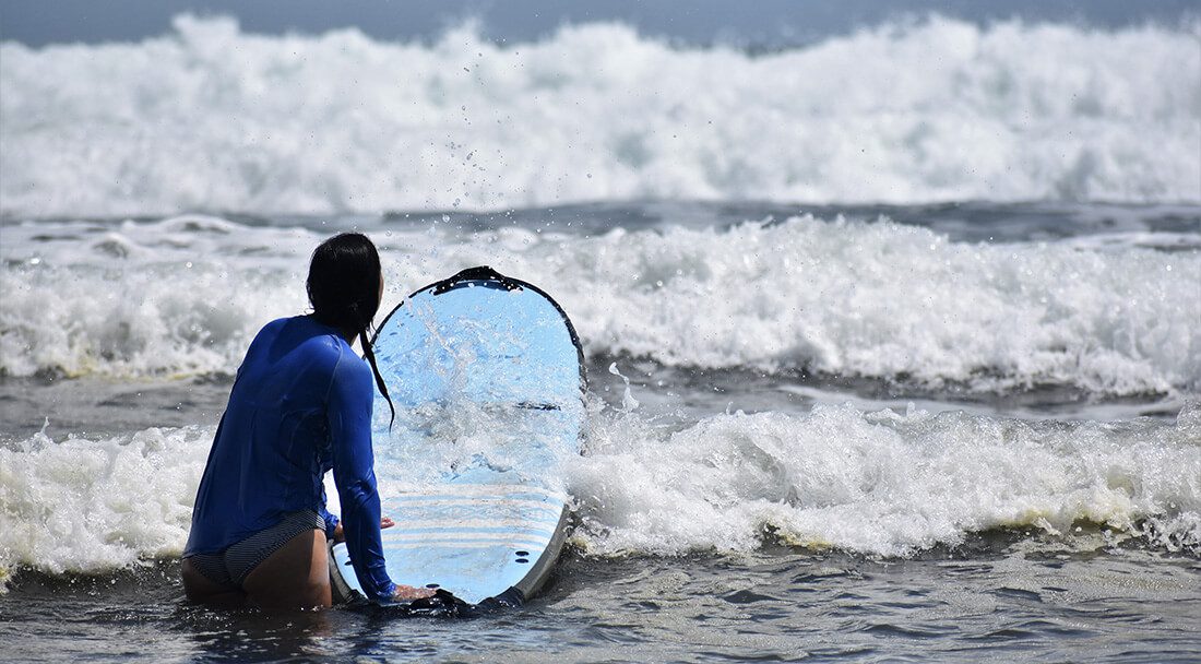 Managing your board in the ocean