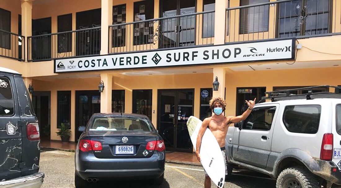 Surf shop in Uvita