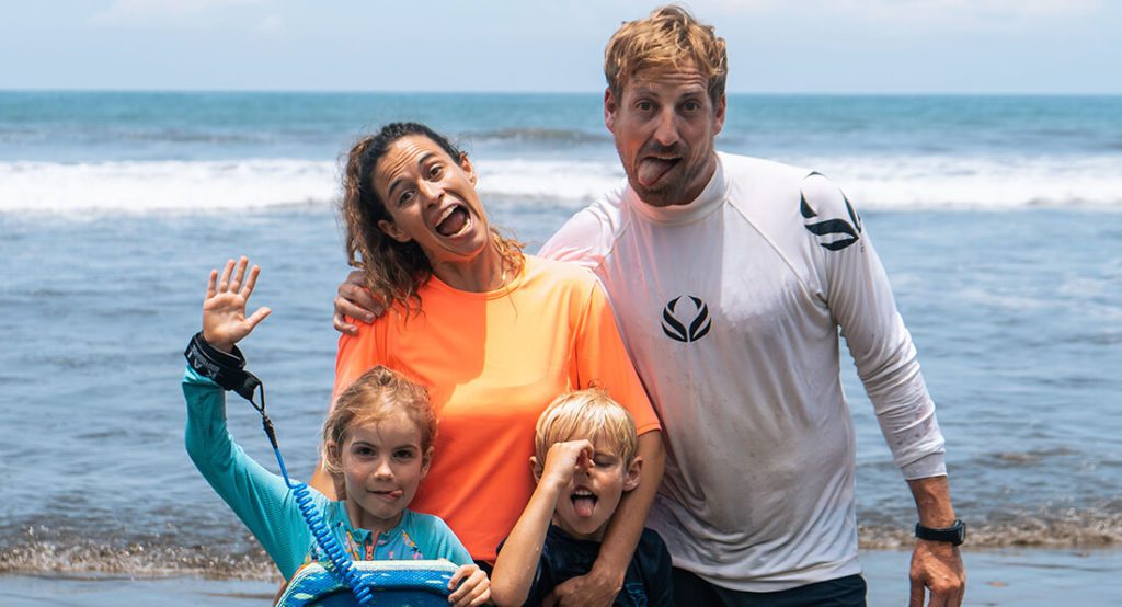 Family surf lessons
