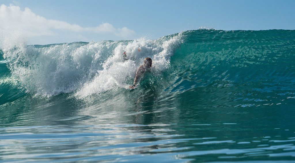 Bodysurfing in Costa Rica