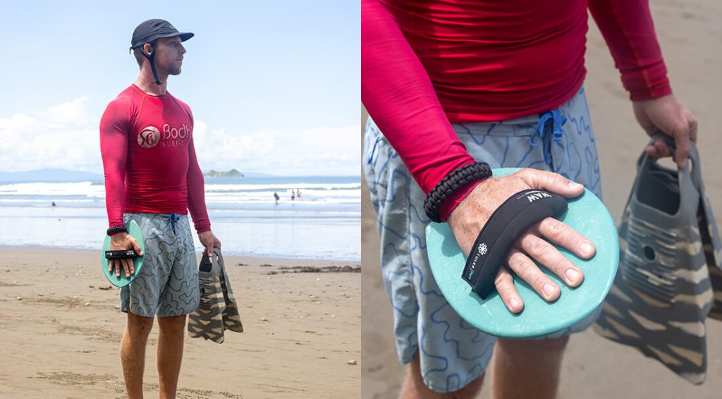 Bodysurf with WAW handplanes