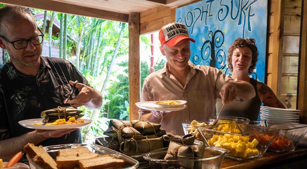 Bodhi Slide camp meals