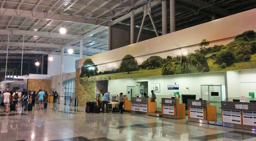 LIR airport in Costa Rica