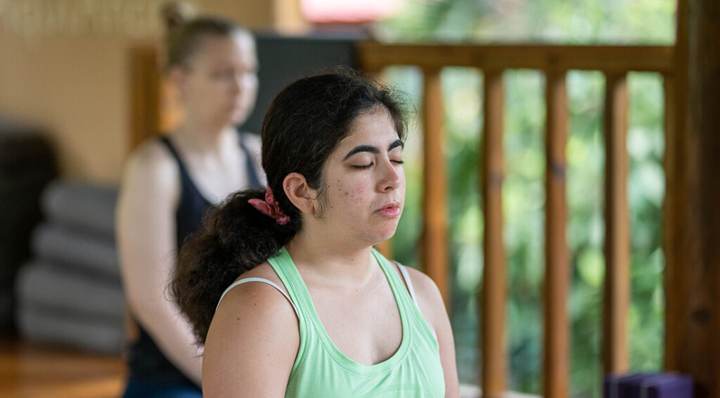 Meditation in Bodhi Surf + Yoga class