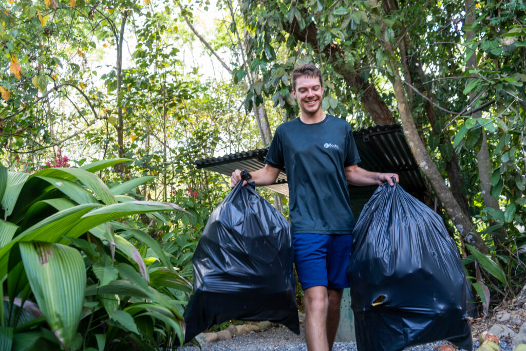 Bodhi compost area
