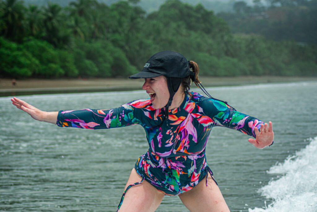 surfing during the costa rica rainy season