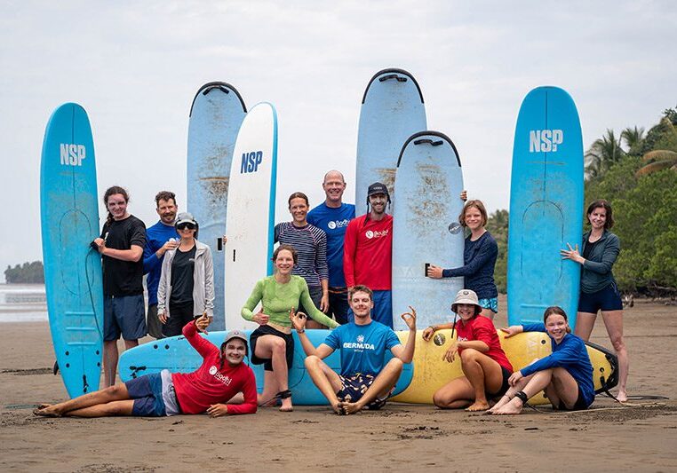 Fun surf and yoga camp in Costa Rica